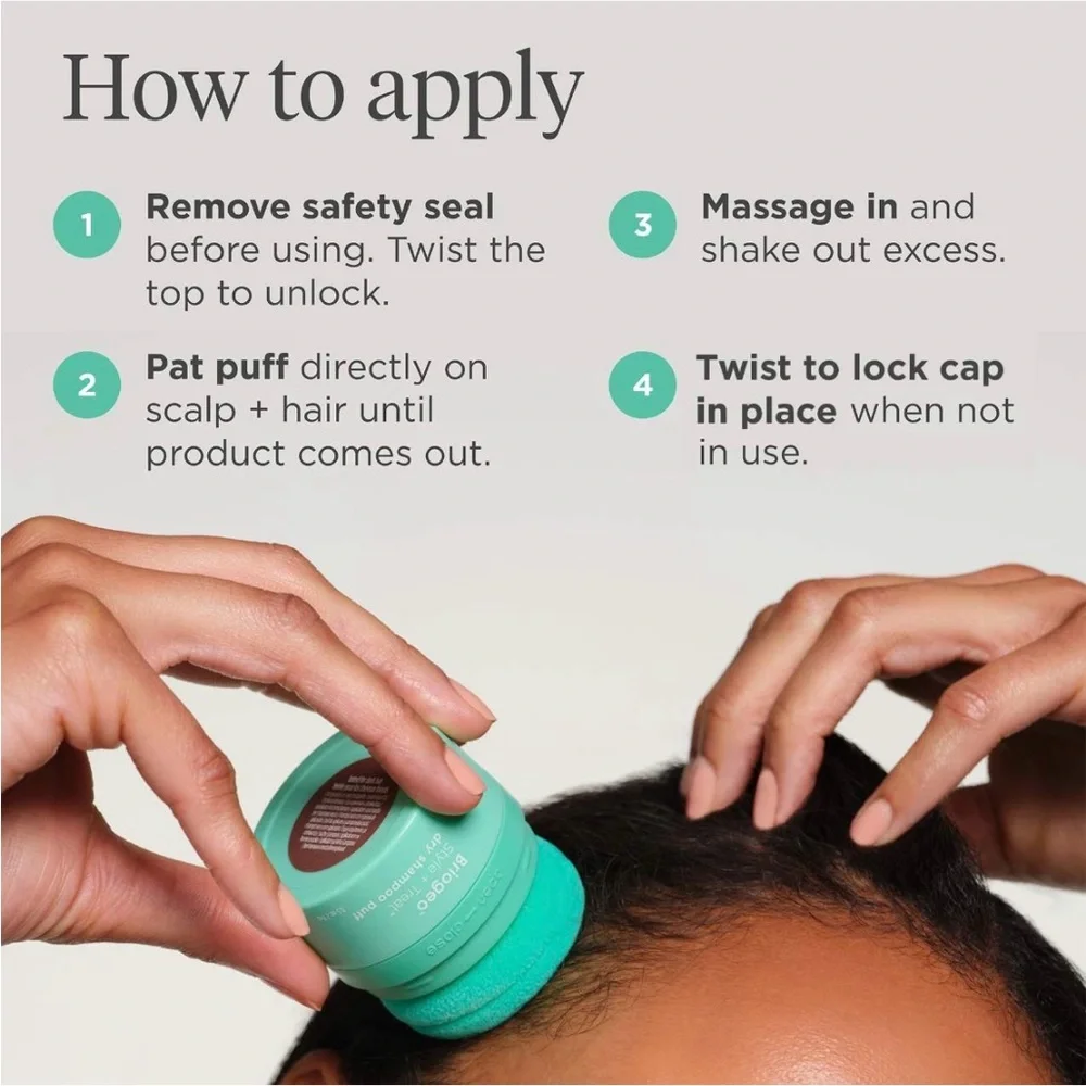 Host Pick🎉 Briogeo Style + Treat Dry Shampoo Puff